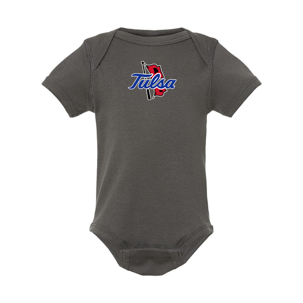 Tulsa Golden Hurricane  Rabbit Skins Infant Baby Rib Bodysuit