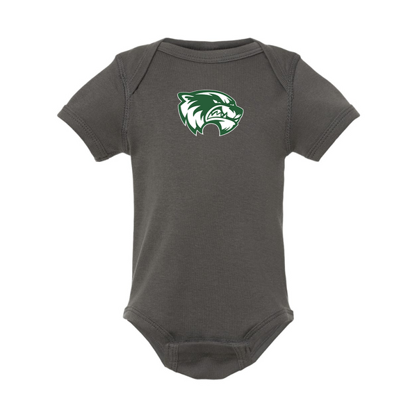 Utah Valley Wolverines  Rabbit Skins Infant Baby Rib Bodysuit