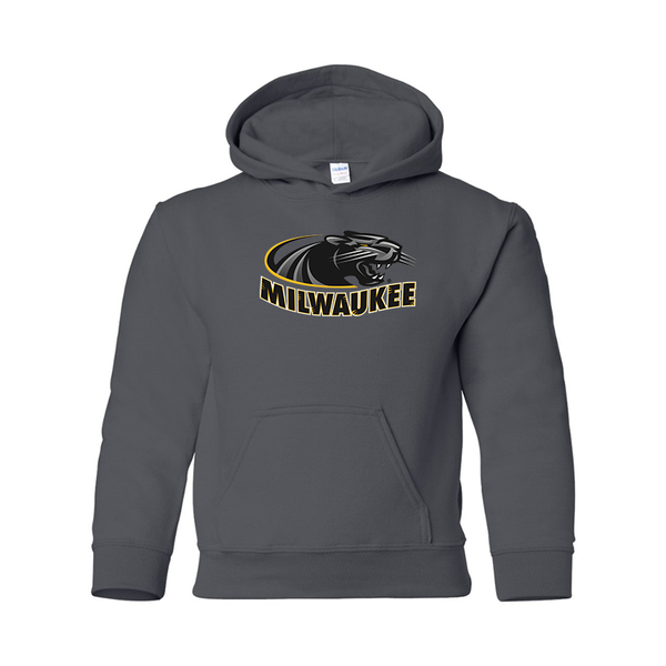 Youth  Wisconsin Milwaukee Panthers Gildan Heavy Blend  Hooded Sweatshirt