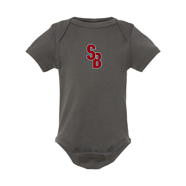 Stony Brook Seawolves  Rabbit Skins Infant Baby Rib Bodysuit