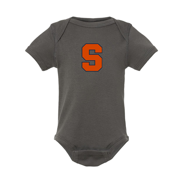 Syracuse Orange  Rabbit Skins Infant Baby Rib Bodysuit