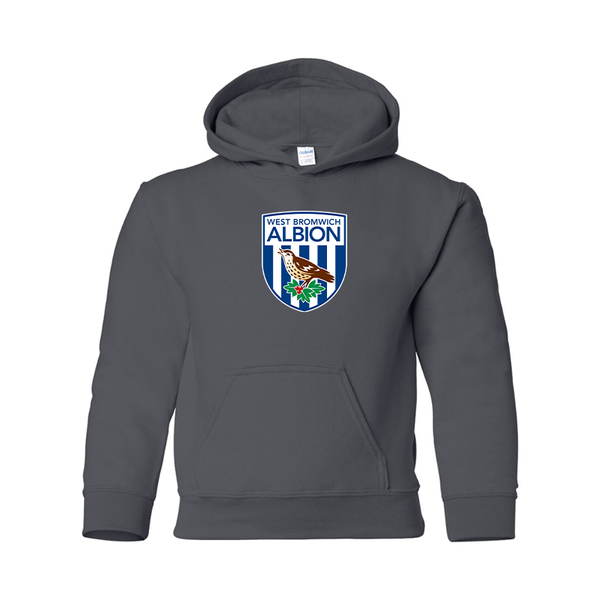 Youth  West Bromwich Albion Soccer Gildan Heavy Blend  Hooded Sweatshirt