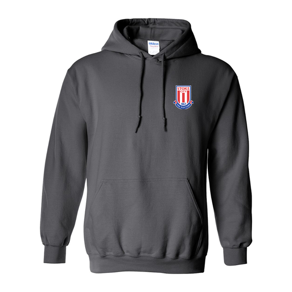 Men's Stoke City Soccer  Gildan  Heavy Blend Hooded Sweatshirt