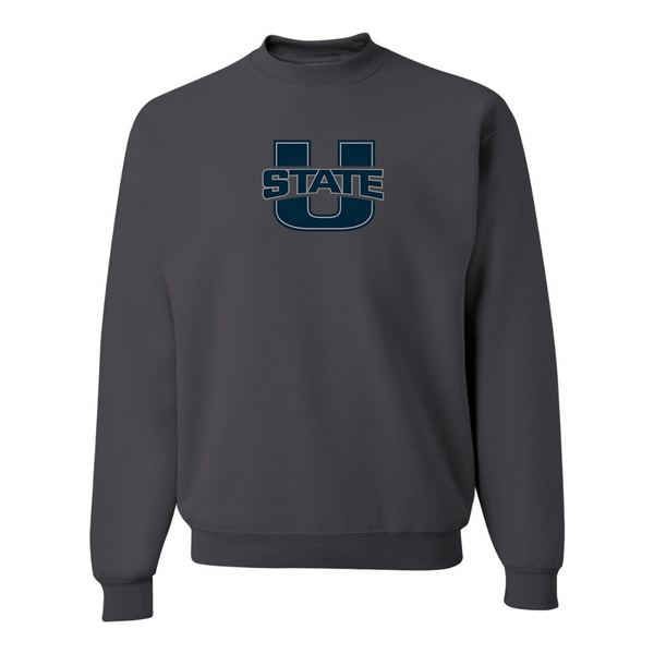 Men's Utah State Aggies JERZEES NuBlend Crewneck Sweatshirt