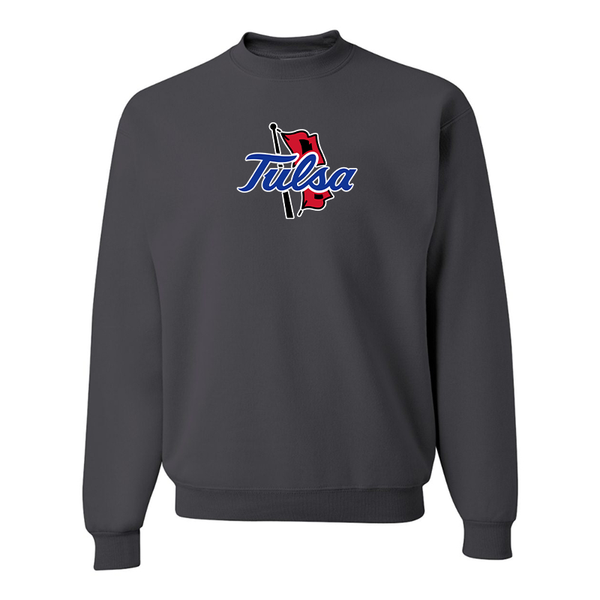 Men's Tulsa Golden Hurricane  JERZEES NuBlend Crewneck Sweatshirt