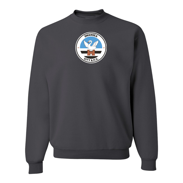 Men's Swansea City Soccer  JERZEES NuBlend Crewneck Sweatshirt
