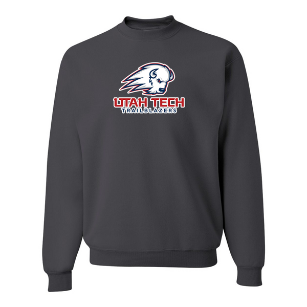 Men's Utah Tech Trailblazers JERZEES NuBlend Crewneck Sweatshirt