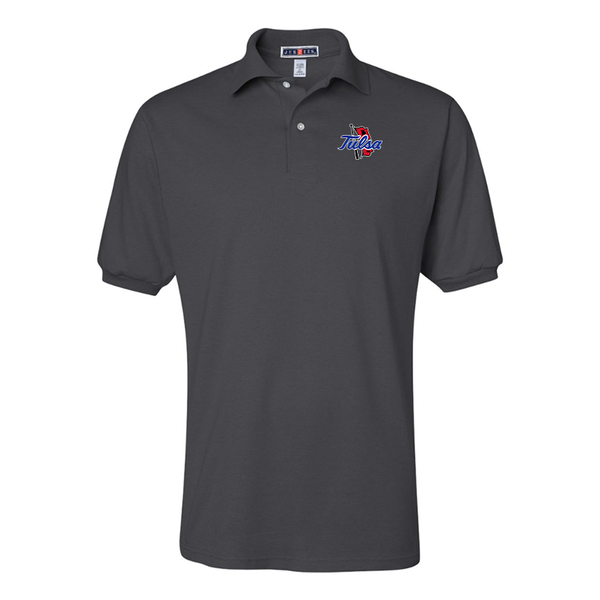Men's Tulsa Golden Hurricane JERZEES  SpotShield polo