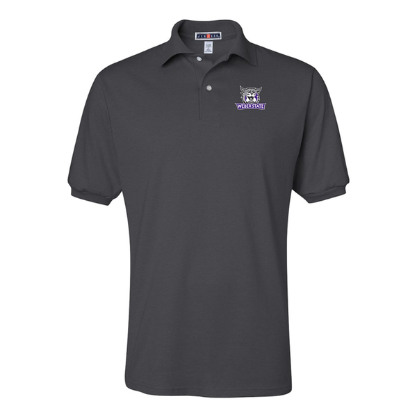 Men's Weber State Wildcats JERZEES  SpotShield polo