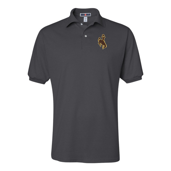 Men's  Wyoming Cowboys JERZEES  SpotShield polo