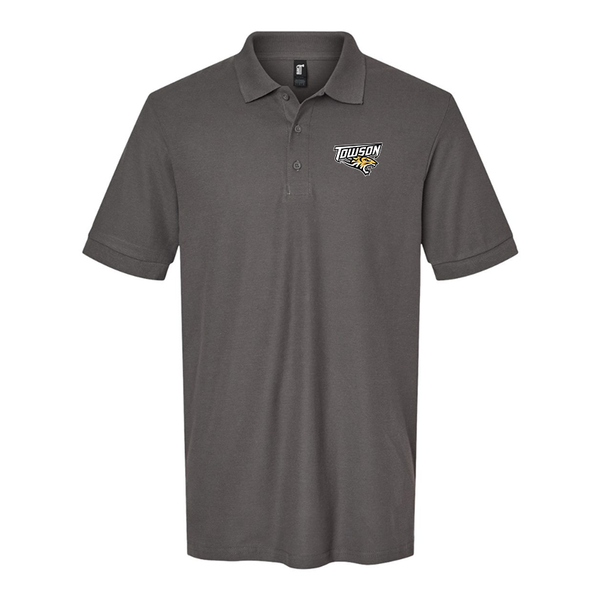 Men's Towson Tigers Gildan Hammer Pique Polo