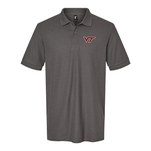 Men's Virginia Tech Hokies Gildan Hammer Pique Polo