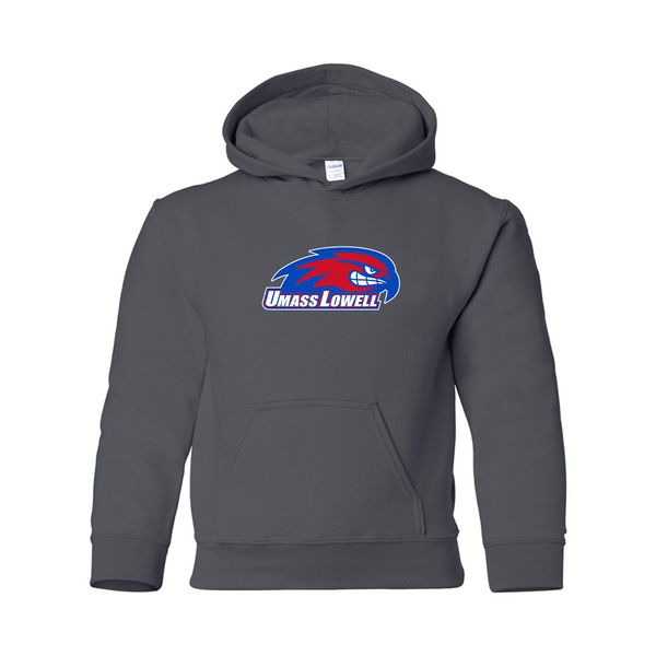 Youth  UMass Lowell River Hawks Gildan Heavy Blend  Hooded Sweatshirt