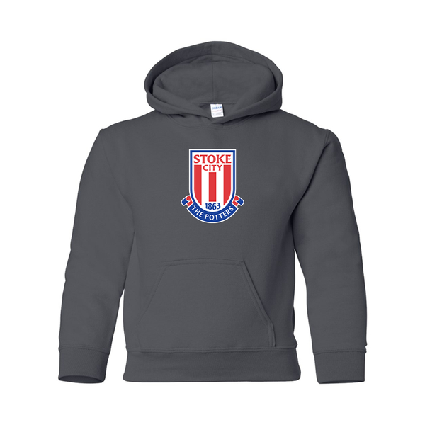 Youth Stoke City Soccer  Gildan Heavy Blend  Hooded Sweatshirt