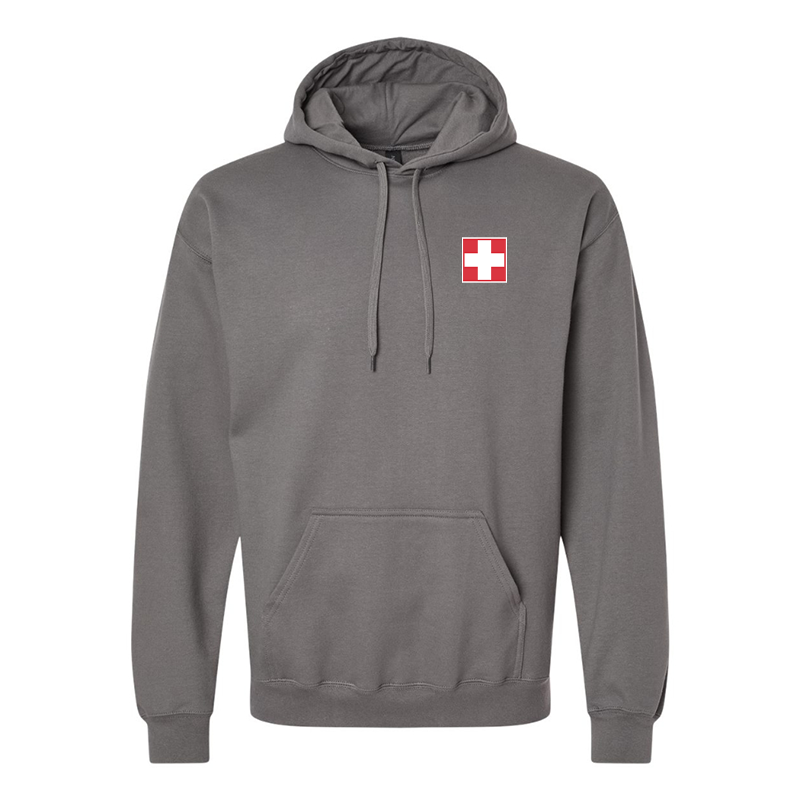 Men's  Switzerland National Football Soccer Team  Pullover Hoodie
