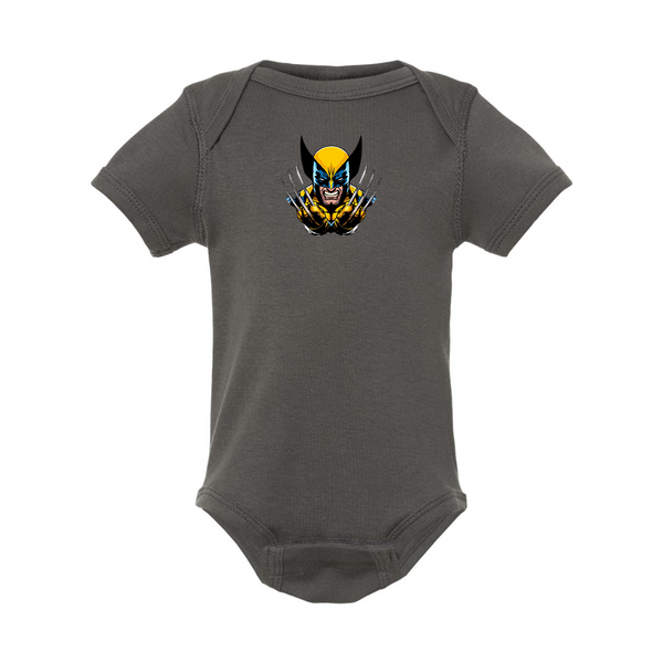 Wolverine 2025 Art   Rabbit Skins Infant Baby Rib Bodysuit