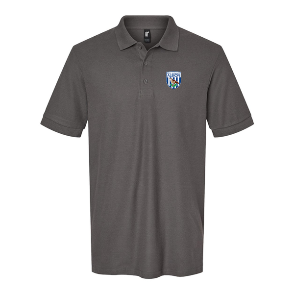 Men's West Bromwich Albion SoccerGildan Hammer Pique Polo