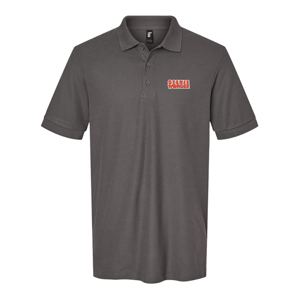 Men's Stevie-Wonder Gildan Hammer Pique Polo