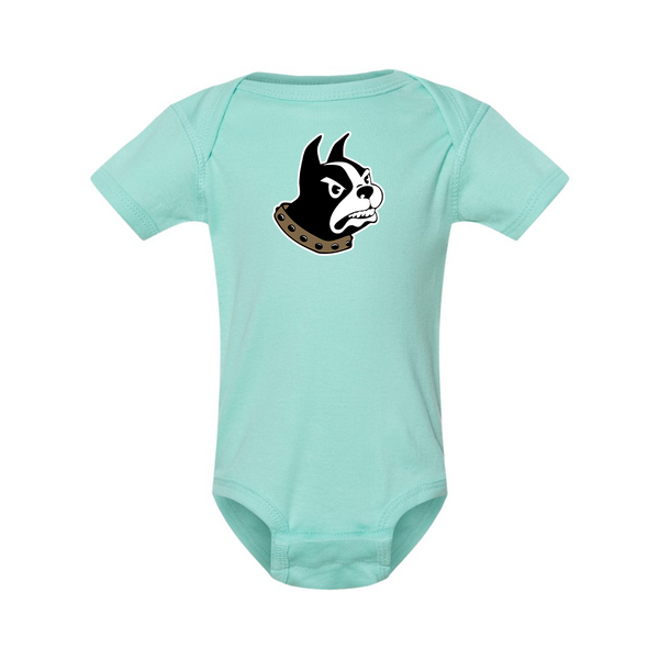 Wofford Terriers   Rabbit Skins Infant Baby Rib Bodysuit
