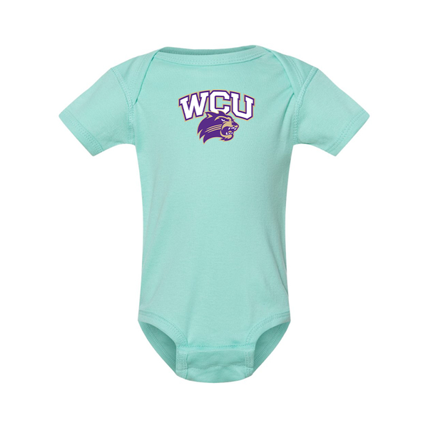 Western Carolina Catamounts  Rabbit Skins Infant Baby Rib Bodysuit