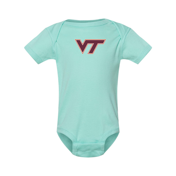 Virginia Tech Hokies  Rabbit Skins Infant Baby Rib Bodysuit