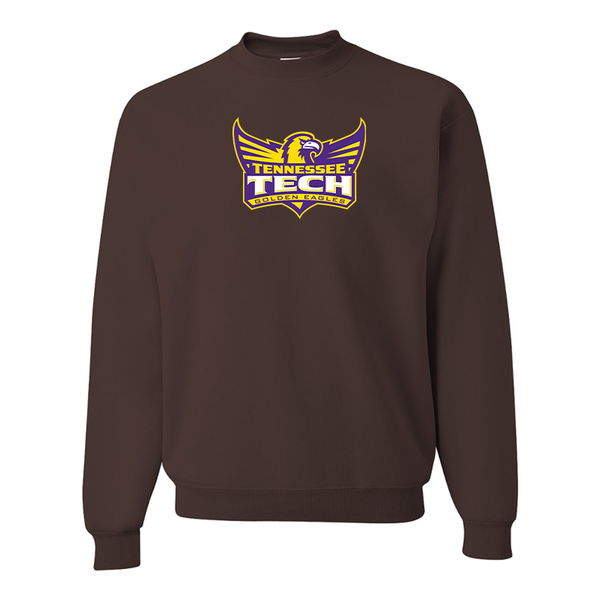 Men's Tennessee Tech Golden Eagles  JERZEES NuBlend Crewneck Sweatshirt