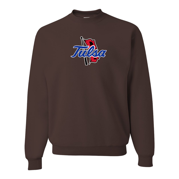 Men's Tulsa Golden Hurricane  JERZEES NuBlend Crewneck Sweatshirt