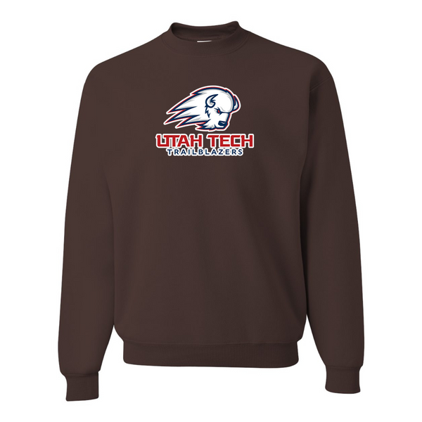 Men's Utah Tech Trailblazers JERZEES NuBlend Crewneck Sweatshirt