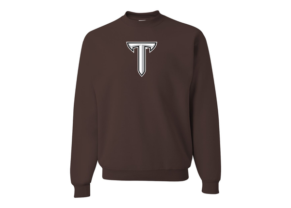 Men's Troy Trojans JERZEES NuBlend Crewneck Sweatshirt