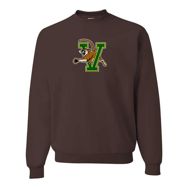 Men's Vermont Catamounts JERZEES NuBlend Crewneck Sweatshirt