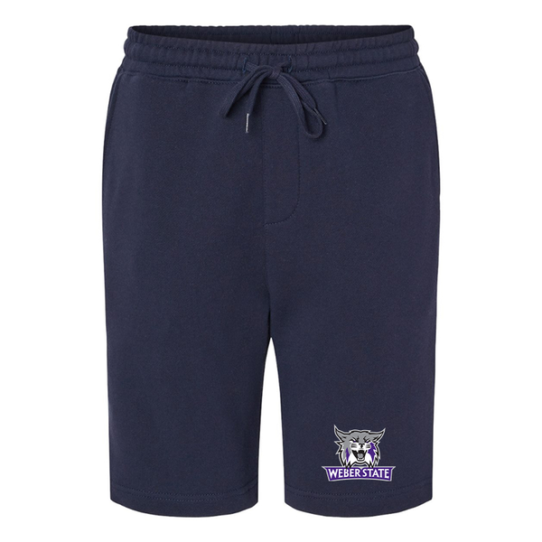 Men's  Weber State Wildcats Independent Trading Co Midweight Fleece Shorts