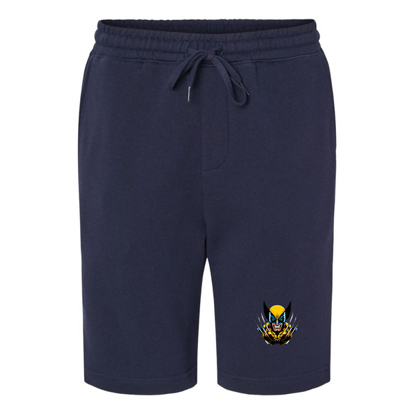 Men's  Wolverine 2025 Art   Independent Trading Co Midweight Fleece Shorts