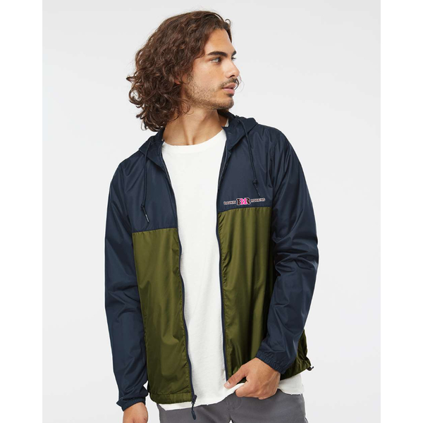 Men's Baskin-Rоbbins Independent Trading Co Lightweight Windbreaker Full-Zip Jacket
