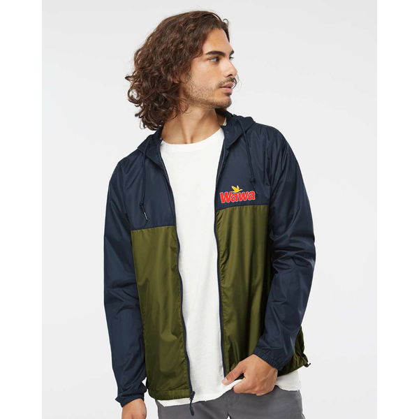 Men's  Wawa Gas Station Independent Trading Co Lightweight Windbreaker Full-Zip Jacket