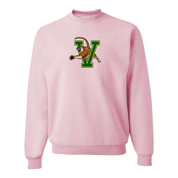 Men's Vermont Catamounts JERZEES NuBlend Crewneck Sweatshirt