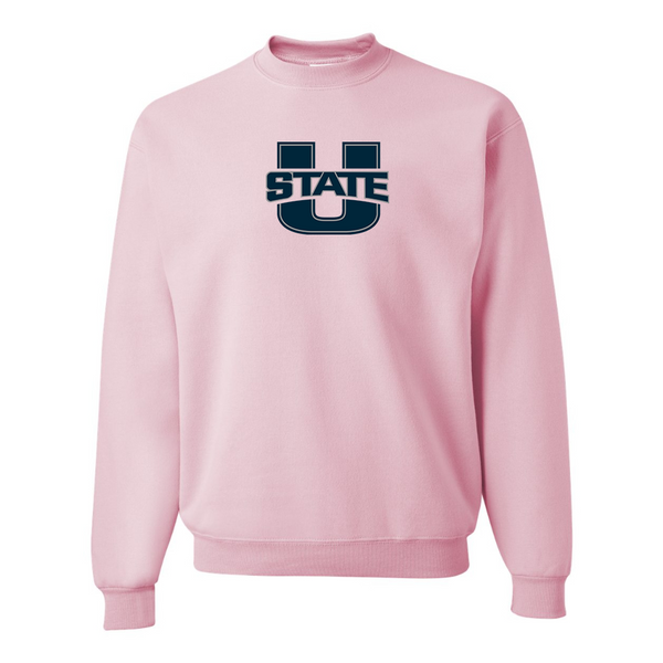 Men's Utah State Aggies JERZEES NuBlend Crewneck Sweatshirt