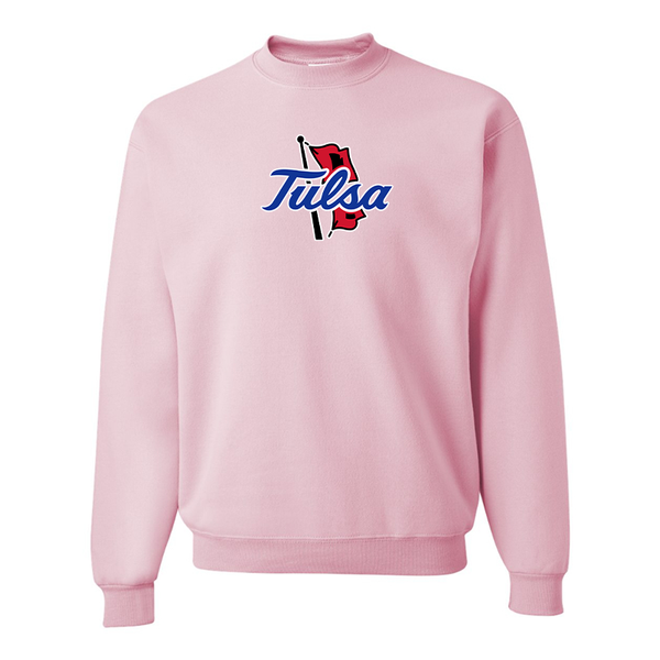 Men's Tulsa Golden Hurricane  JERZEES NuBlend Crewneck Sweatshirt