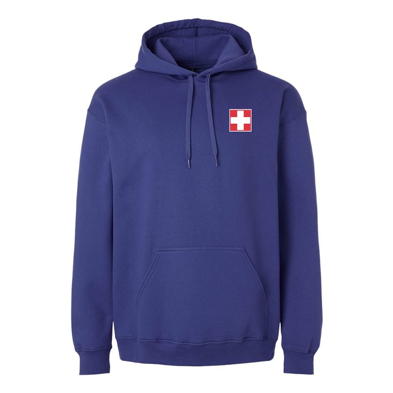 Men's  Switzerland National Football Soccer Team  Pullover Hoodie