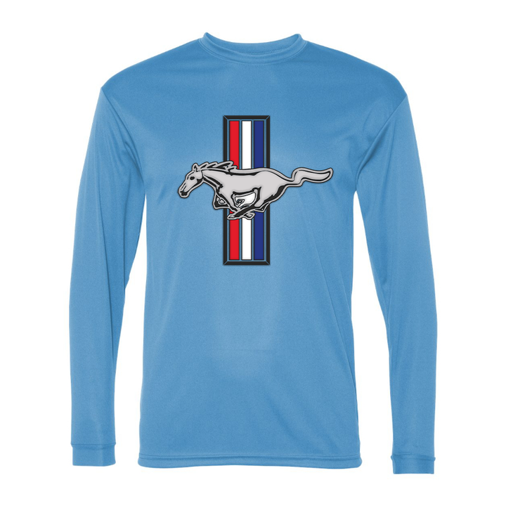 Men's Mustang Polyester Long Sleeve T-Shirt