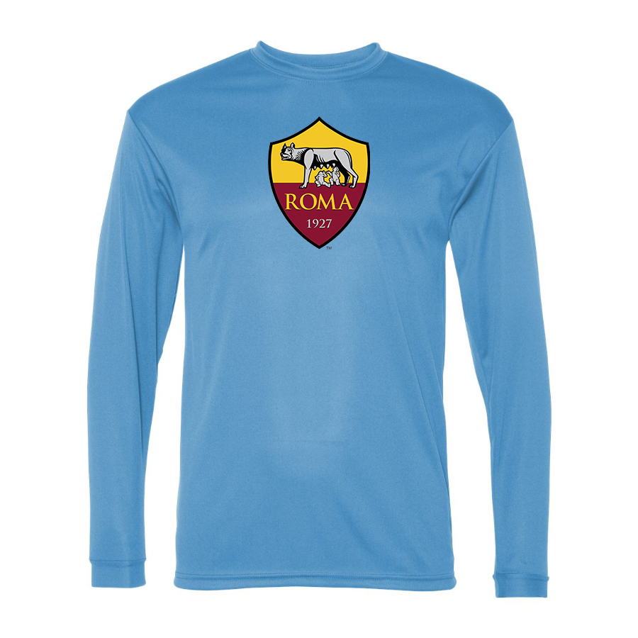 AS Roma FC Polyester Long Sleeve T-Shirt