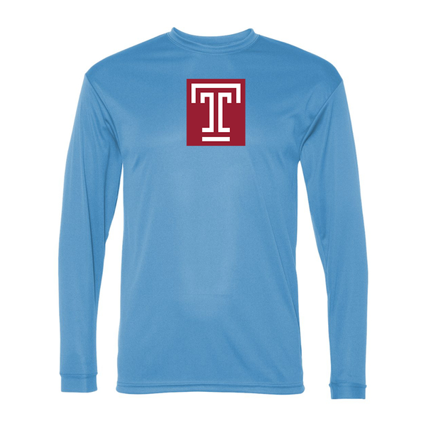 Men's Temple Owls Performance Long Sleeve T-Shirt