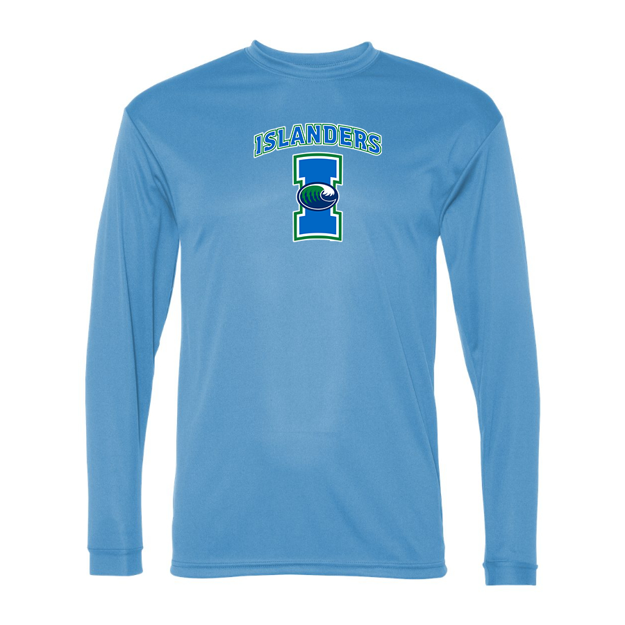 Men's Texas AM CC Islanders  Polyester Long Sleeve T-Shirt