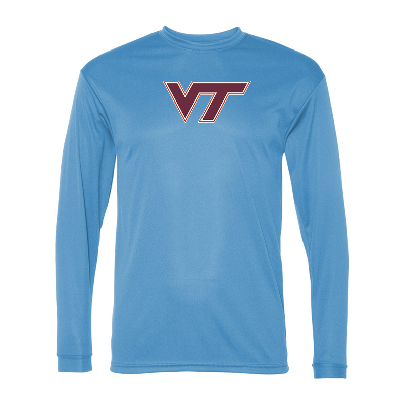 Men's Virginia Tech Hokies Performance Long Sleeve T-Shirt