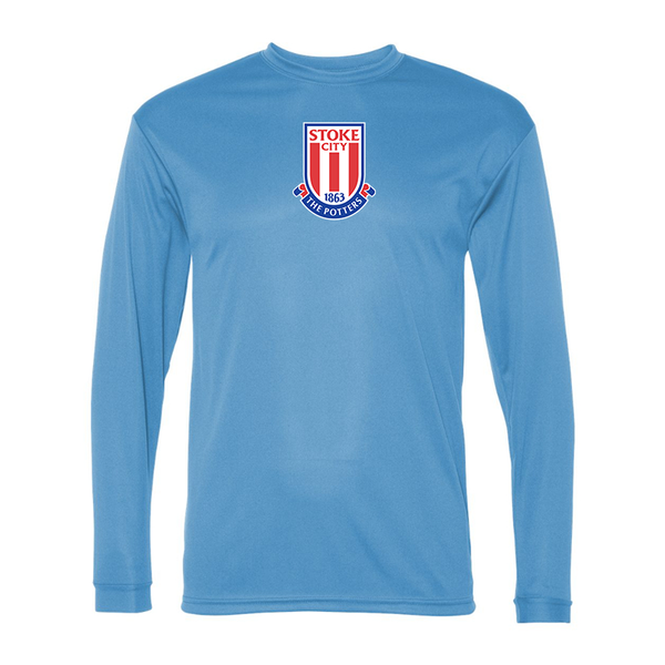 Men's Stoke City Soccer Performance Long Sleeve T-Shirt