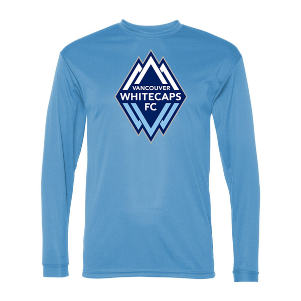 Men's Vancouver Whitecaps FC Polyester Long Sleeve T-Shirt