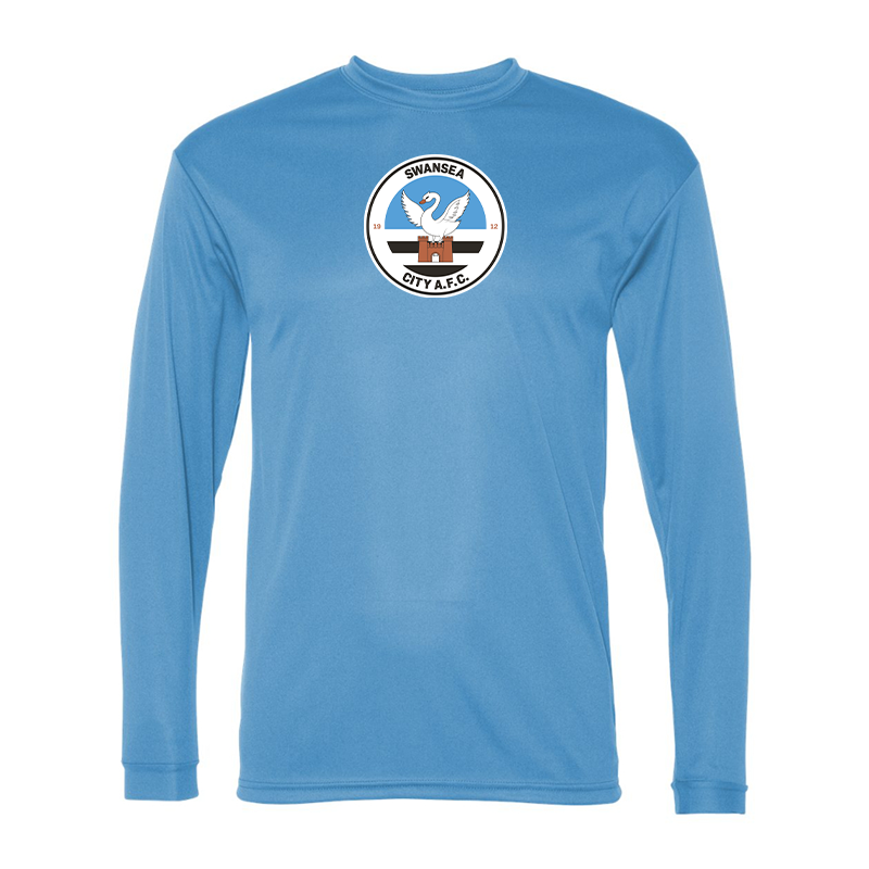 Men's Swansea City Soccer Performance Long Sleeve T-Shirt