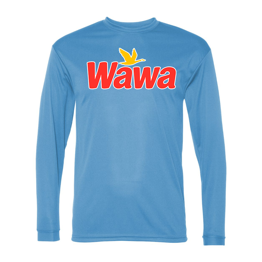 Men's  Wawa Gas Station  Performance Long Sleeve T-Shirt