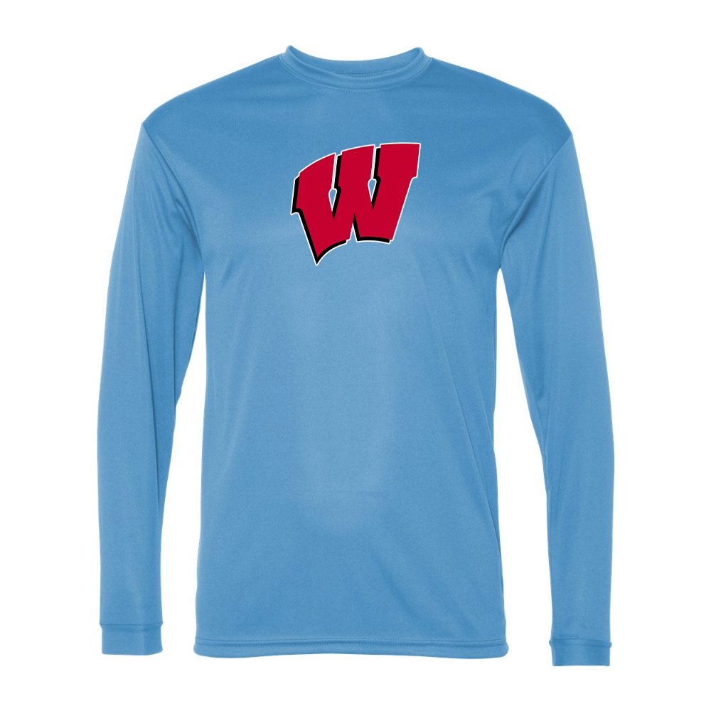 Men's  Wisconsin Badgers Performance Long Sleeve T-Shirt