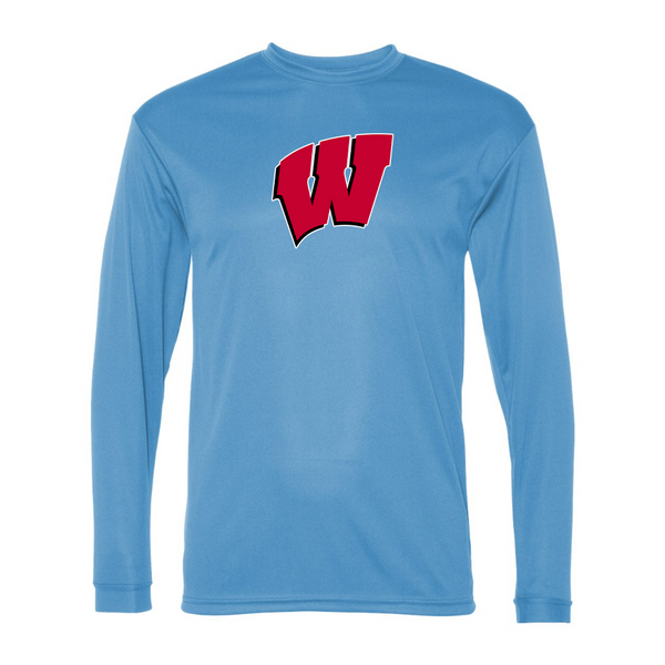 Men's  Wisconsin Badgers Performance Long Sleeve T-Shirt