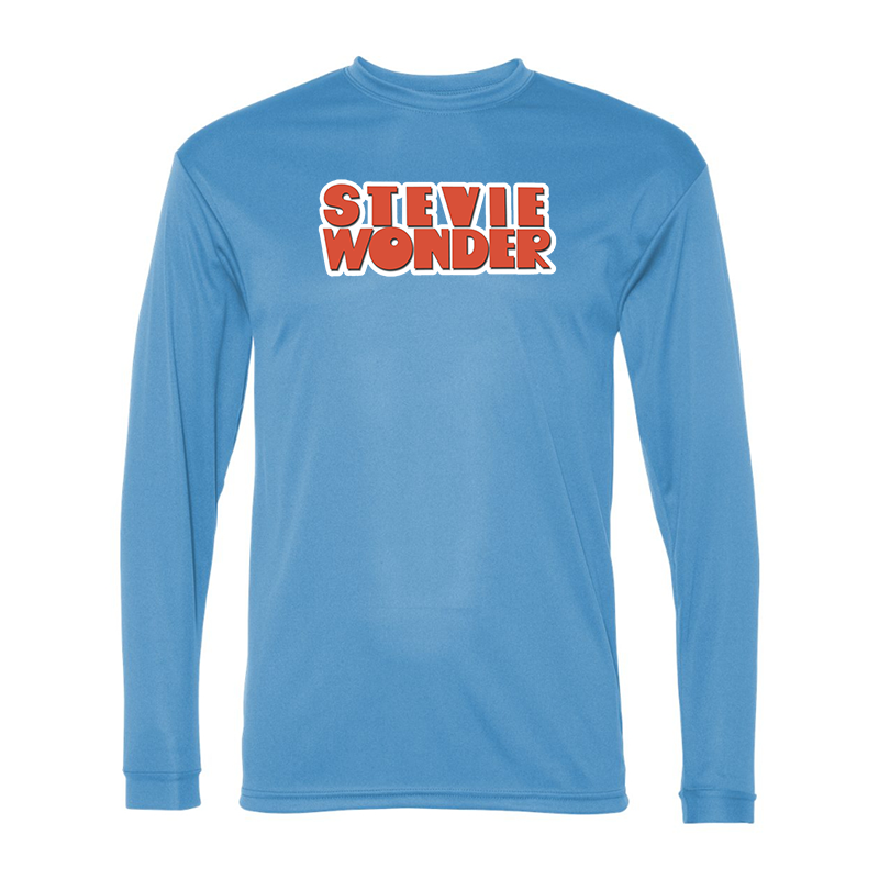 Men's  Stevie-Wonder Performance Long Sleeve T-Shirt